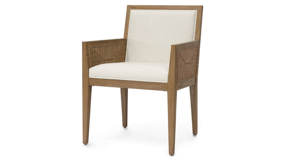Palecek Furniture I/O NATURAL SAND WEAVE 3X / Motor Freight - Rate TBQ Palecek Santa Barbara Arm Chair Natural