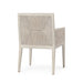 Palecek Furniture I/O BASKET WEAVE 4J / Motor Freight - Rate TBQ Palecek Santa Barbara Arm Chair, White Sand