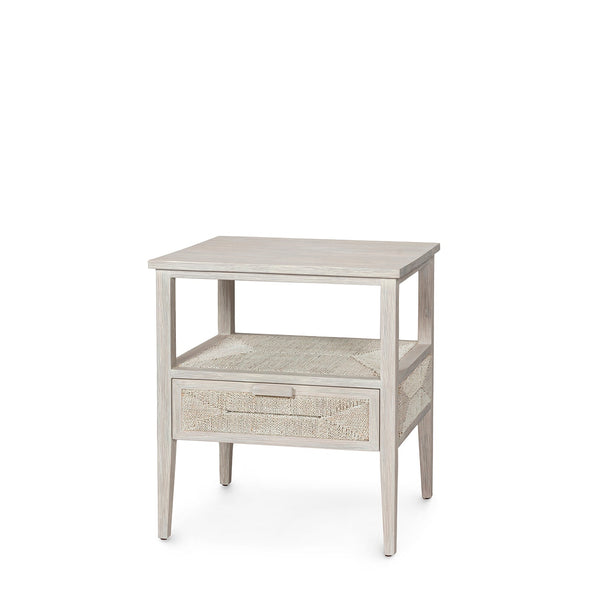 Palecek Furniture Default Title / Motor Freight - Rate TBQ Palecek Santa Barbara Nightstand, White Sand
