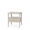 Palecek Furniture Default Title / Motor Freight - Rate TBQ Palecek Santa Barbara Nightstand, White Sand