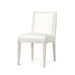 Palecek Furniture I/O BASKET WEAVE 4J / Motor Freight - Rate TBQ Palecek Santa Barbara Side Chair, White Sand