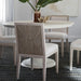 Palecek Furniture I/O BASKET WEAVE 4J / Motor Freight - Rate TBQ Palecek Santa Barbara Side Chair, White Sand