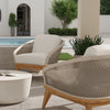 Palecek Furniture I/O SAILCLOTH SALT 64 / Motor Freight - Rate TBQ Palecek Santorini Outdoor Lounge Chair