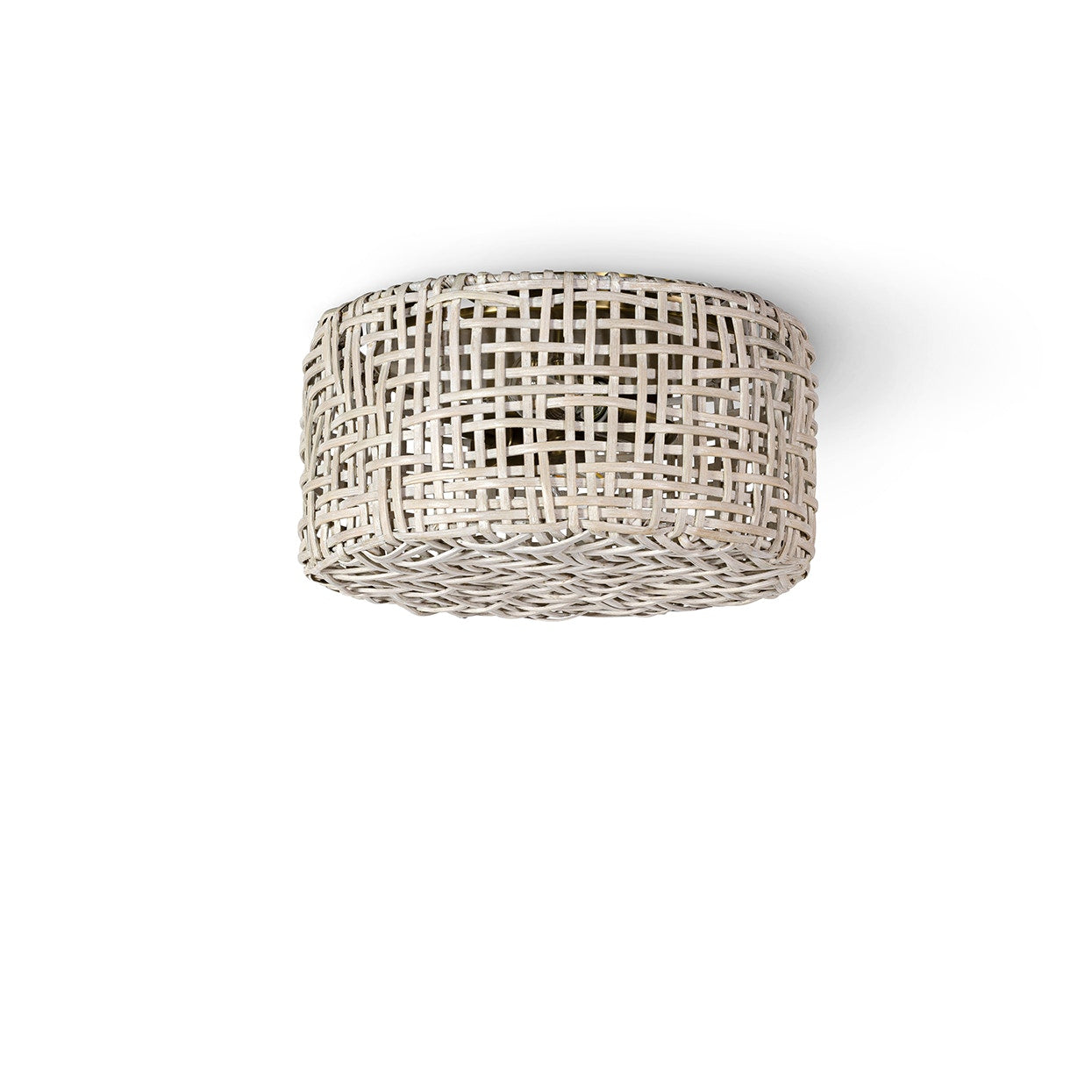 Palecek Lighting Palecek Seacliff Flush Mount, White
