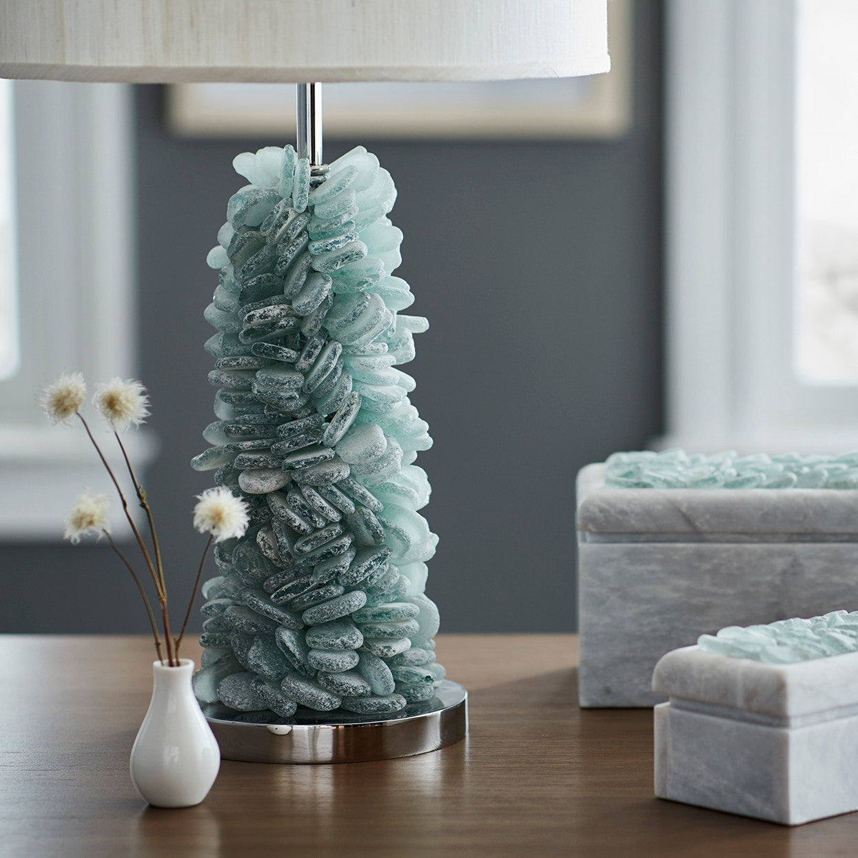 Palecek Lighting Palecek Seaglass Table Lamp