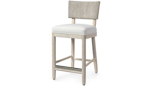 Palecek Furniture I/O BASKET WEAVE 4J / Motor Freight - Rate TBQ Palecek Seagrove 24" Counter Stool