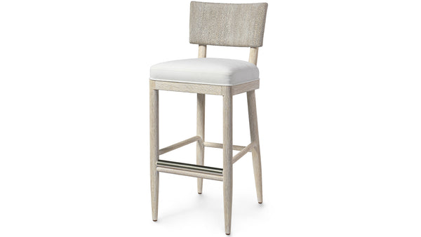 Palecek Furniture I/O BASKET WEAVE 4J / Motor Freight - Rate TBQ Palecek Seagrove 30" Barstool