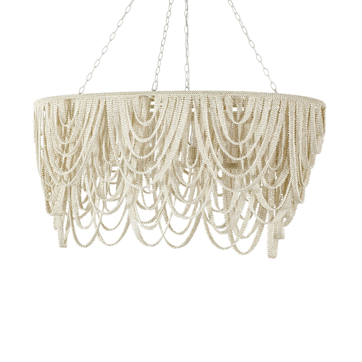 Palecek Lighting Default Title / Motor Freight - Rate TBQ Palecek Selita Oval Chandelier