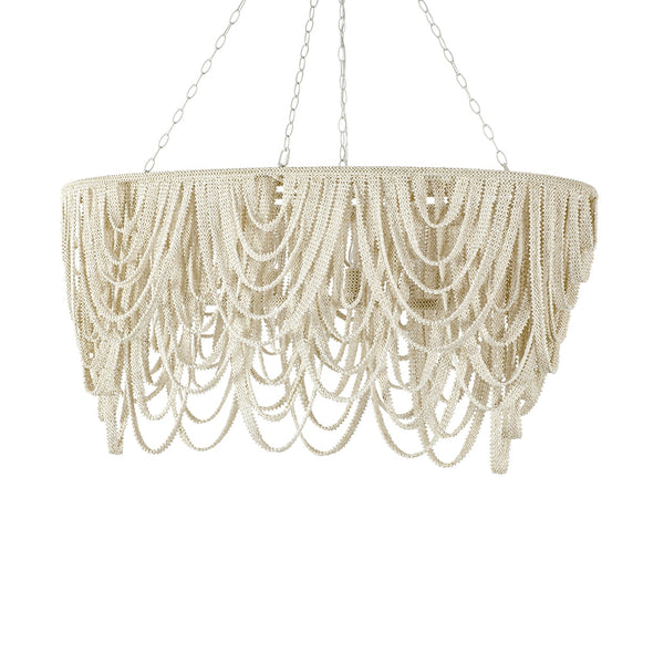 Palecek Lighting Default Title / Motor Freight - Rate TBQ Palecek Selita Oval Chandelier