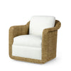 Palecek Furniture I/O BASKET WEAVE 4J / Motor Freight - Rate TBQ Palecek Shelby Swivel Lounge Chair Natural