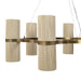 Palecek Lighting Default Title / Motor Freight - Rate TBQ Palecek Sinclair Chandelier, Large