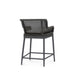 Palecek Furniture I/O SAILCLOTH SALT 64 Palecek Somerset Outdoor 24" Counter Stool Charcoal