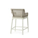 Palecek Furniture I/O BASKET WEAVE 4J Palecek Somerset Outdoor 24" Counter Stool, Ivory