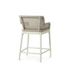Palecek Furniture I/O BASKET WEAVE 4J Palecek Somerset Outdoor 24" Counter Stool, Ivory