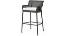 Palecek Furniture I/O SAILCLOTH SALT 64 / Motor Freight - Rate TBQ Palecek Somerset Outdoor 30" Barstool Charcoal