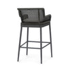 Palecek Furniture I/O SAILCLOTH SALT 64 / Motor Freight - Rate TBQ Palecek Somerset Outdoor 30" Barstool Charcoal