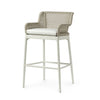 Palecek Furniture I/O BASKET WEAVE 4J / Motor Freight - Rate TBQ Palecek Somerset Outdoor 30" Barstool, Ivory
