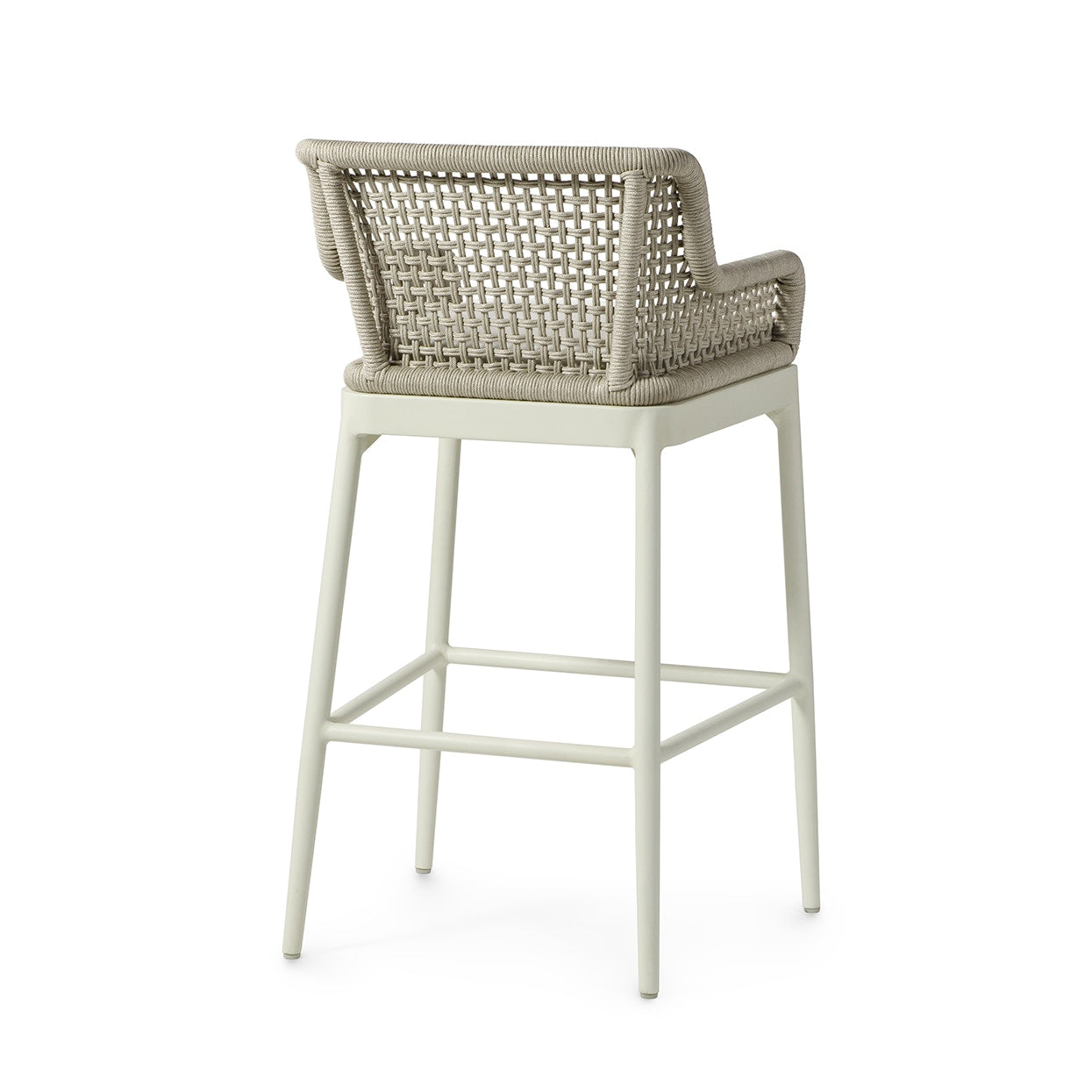 Palecek Furniture I/O BASKET WEAVE 4J / Motor Freight - Rate TBQ Palecek Somerset Outdoor 30" Barstool, Ivory