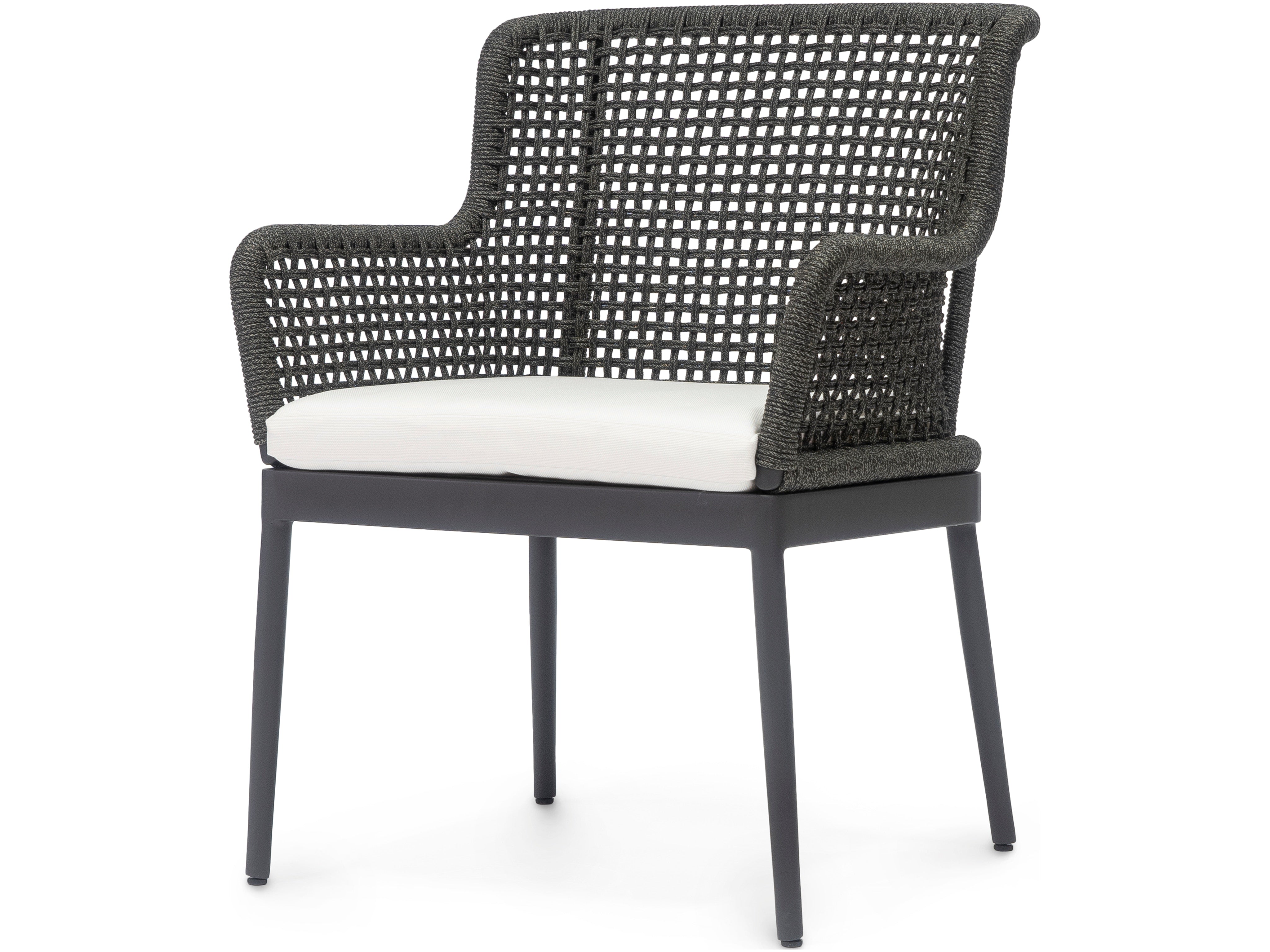 Palecek Furniture I/O SAILCLOTH SALT 64 / Motor Freight - Rate TBQ Palecek Somerset Outdoor Arm Chair Charcoal