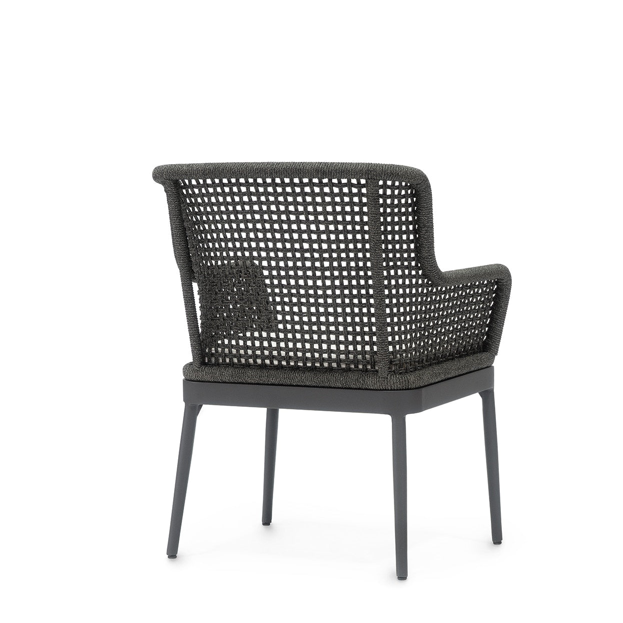 Palecek Furniture I/O SAILCLOTH SALT 64 / Motor Freight - Rate TBQ Palecek Somerset Outdoor Arm Chair Charcoal