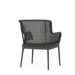 Palecek Furniture I/O SAILCLOTH SALT 64 / Motor Freight - Rate TBQ Palecek Somerset Outdoor Arm Chair Charcoal
