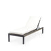 Palecek Furniture I/O SAILCLOTH SALT 64 / Motor Freight - Rate TBQ Palecek Somerset Outdoor Chaise Lounge Chair, Charcoal