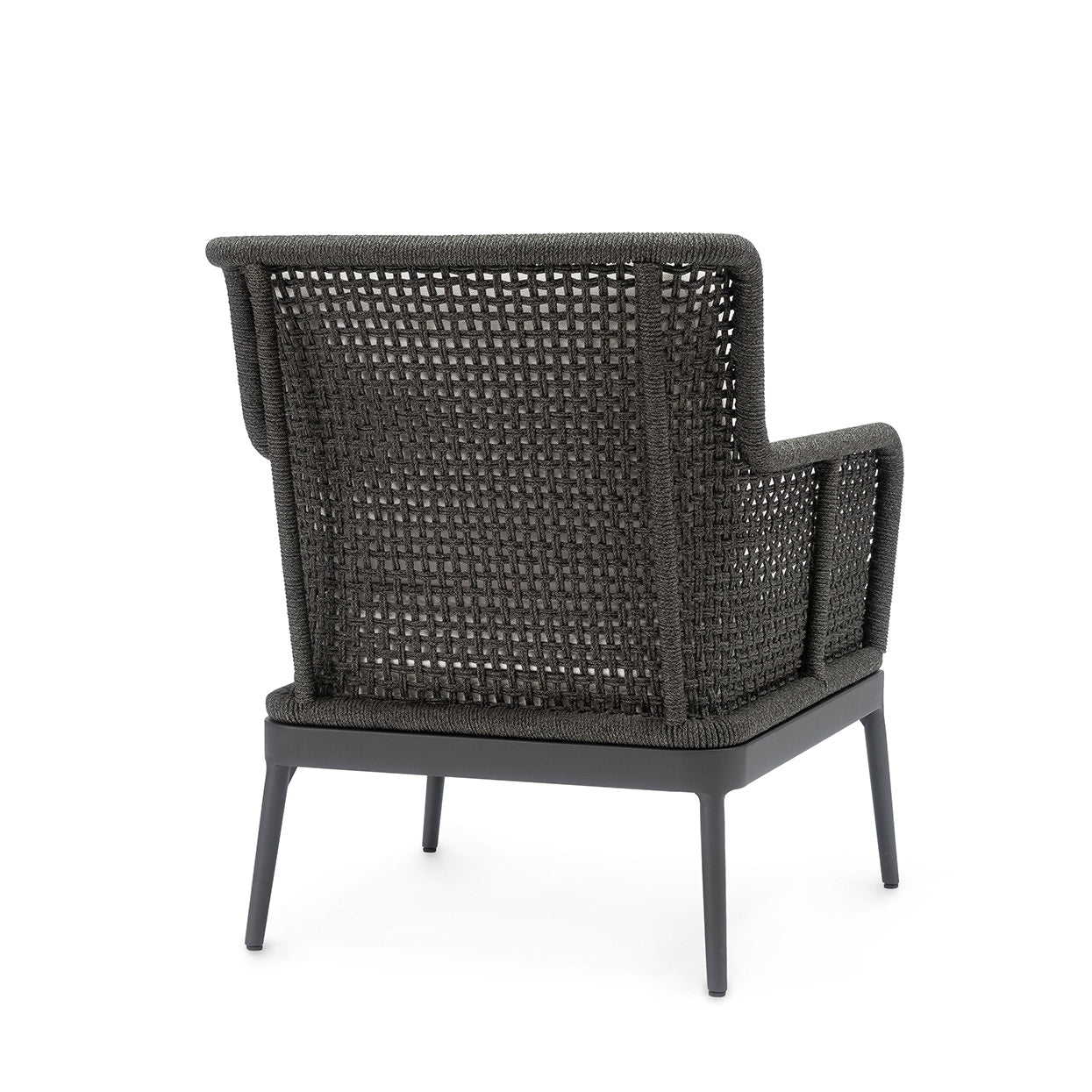 Palecek Furniture I/O SAILCLOTH SALT 64 / Motor Freight - Rate TBQ Palecek Somerset Outdoor Lounge Chair Charcoal