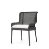 Palecek Furniture I/O SAILCLOTH SALT 64 / Motor Freight - Rate TBQ Palecek Somerset Outdoor Side Chair Charcoal