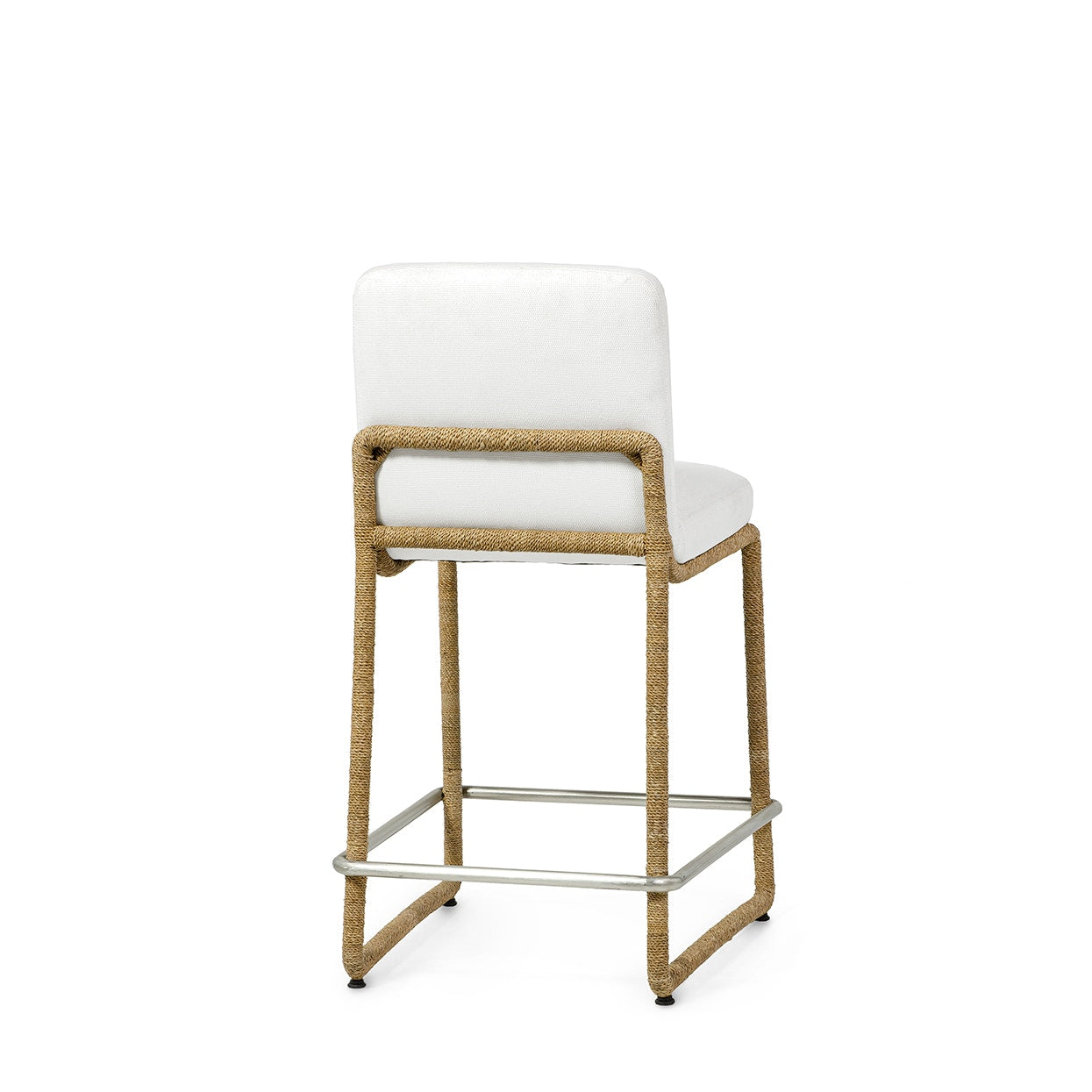 Palecek Furniture I/O BASKET WEAVE 4J / Motor Freight - Rate TBQ Palecek Stillwater 24" Counter Stool, Natural