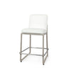 Palecek Furniture I/O OYSTER CHENILLE 4K / Motor Freight - Rate TBQ Palecek Stillwater 24" Counter Stool, White Sand