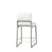Palecek Furniture I/O OYSTER CHENILLE 4K / Motor Freight - Rate TBQ Palecek Stillwater 24" Counter Stool, White Sand