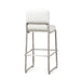Palecek Furniture I/O OYSTER CHENILLE 4K / Motor Freight - Rate TBQ Palecek Stillwater 30" Barstool, White Sand