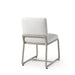 Palecek Furniture I/O BASKET WEAVE 4J / Motor Freight - Rate TBQ Palecek Stillwater Dining Chair, White Sand
