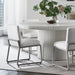 Palecek Furniture I/O BASKET WEAVE 4J / Motor Freight - Rate TBQ Palecek Stillwater Dining Chair, White Sand