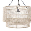 Palecek Lighting Default Title / Motor Freight - Rate TBQ Palecek Tanner Outdoor Pendant Drum Natural