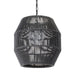 Palecek Lighting Palecek Tanner Outdoor Pendant Globe Black