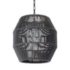 Palecek Lighting Palecek Tanner Outdoor Pendant Globe Black