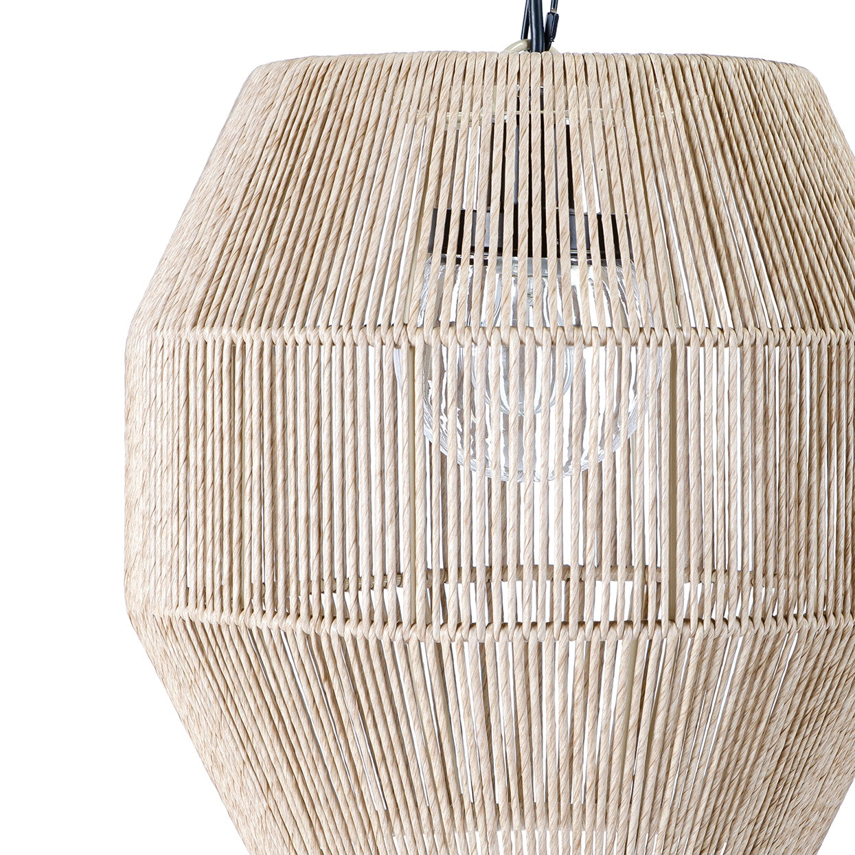 Palecek Lighting Palecek Tanner Outdoor Pendant Globe Natural