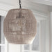 Palecek Lighting Palecek Tanner Outdoor Pendant Globe Natural