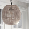 Palecek Lighting Palecek Tanner Outdoor Pendant Globe Natural