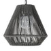 Palecek Lighting Palecek Tanner Outdoor Pendant Tapered Black