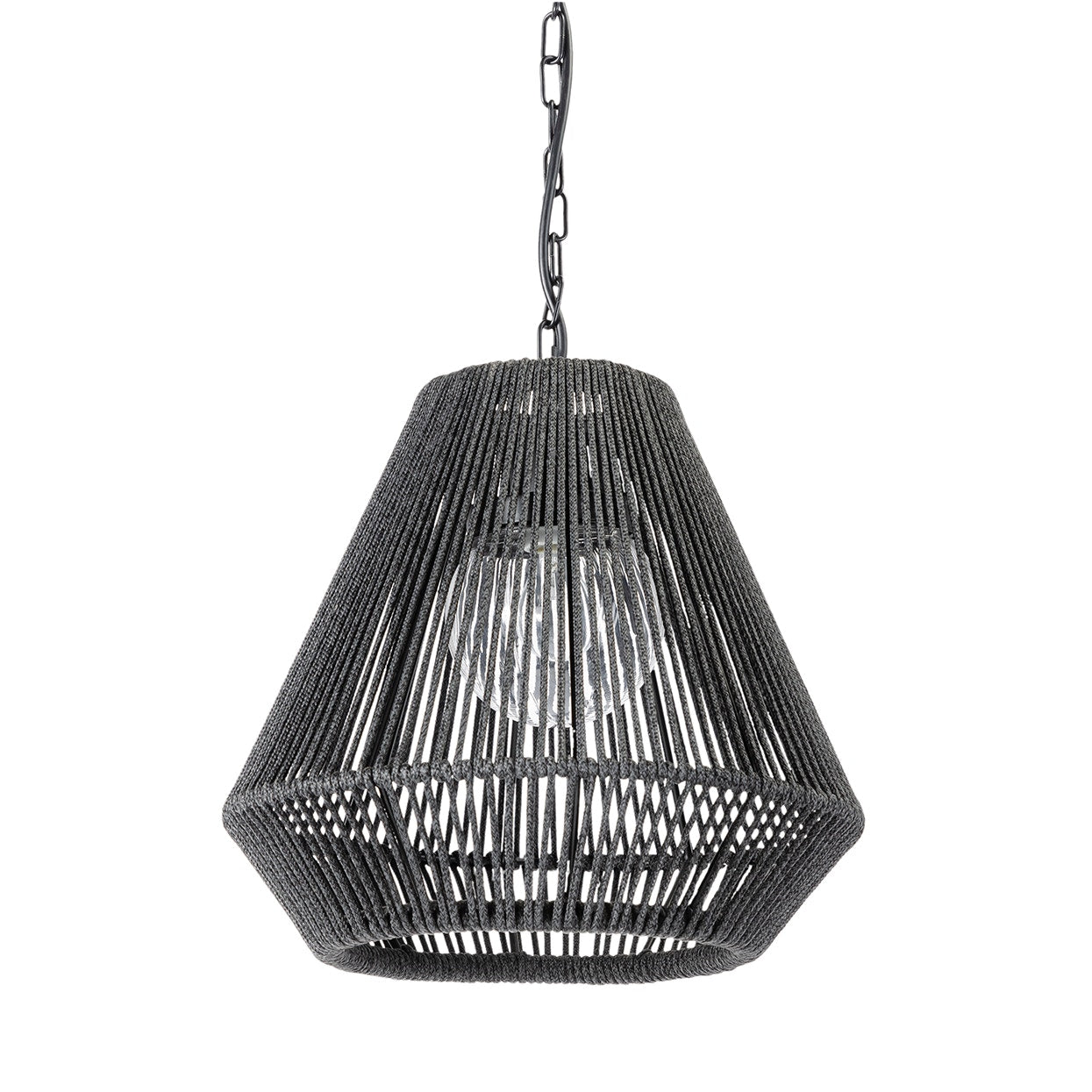 Palecek Lighting Palecek Tanner Outdoor Pendant Tapered Black