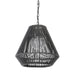 Palecek Lighting Palecek Tanner Outdoor Pendant Tapered Black