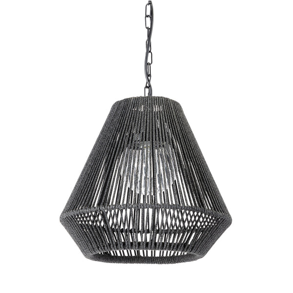 Palecek Lighting Palecek Tanner Outdoor Pendant Tapered Black