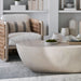 Palecek Furniture Default Title / Motor Freight - Rate TBQ Palecek Vail Outdoor Stone Coffee Table