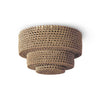 Palecek Lighting Palecek Veranda Flush Mount Natural Bronze