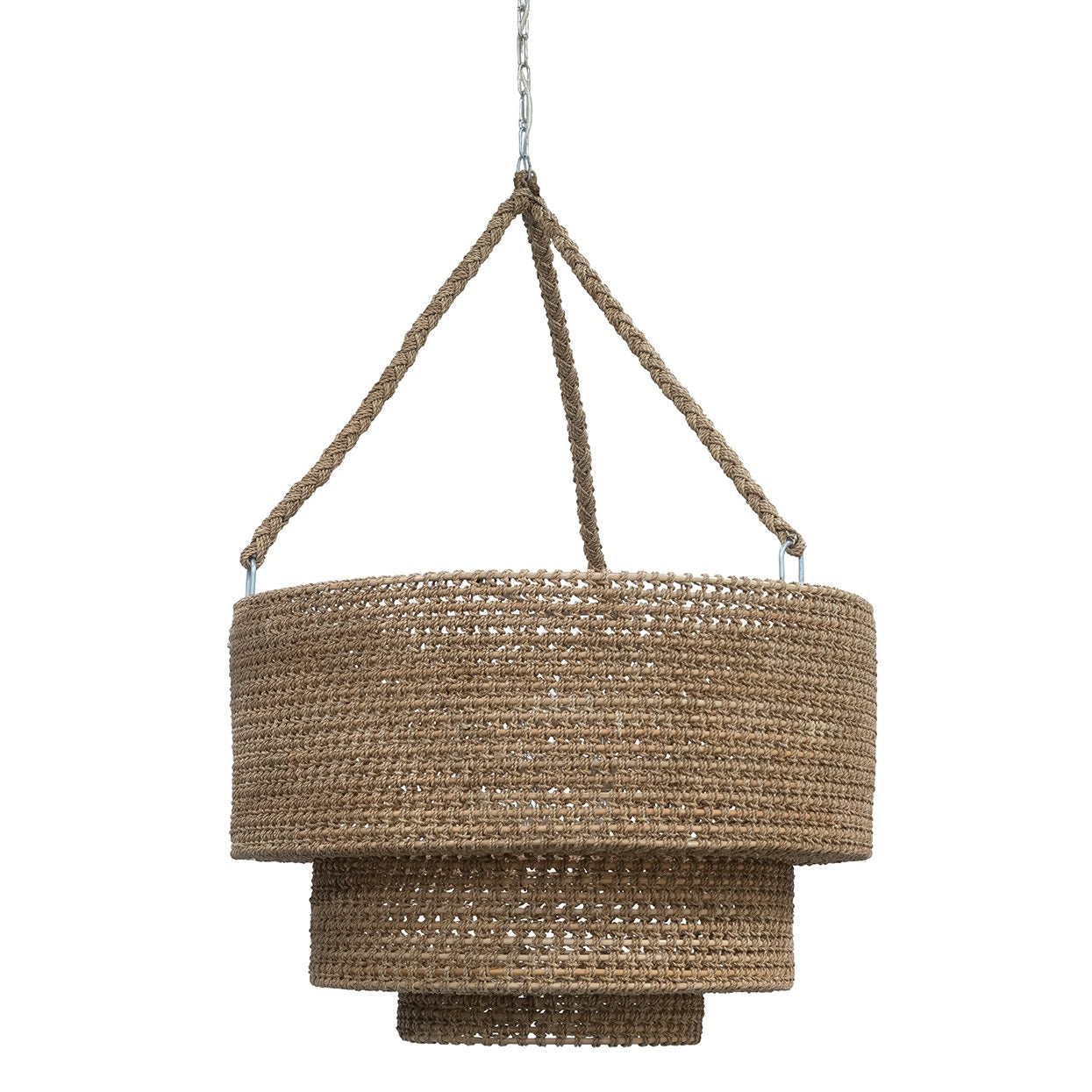 Palecek Lighting Default Title / Motor Freight - Rate TBQ Palecek Veranda Woven Chandelier