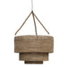 Palecek Lighting Default Title / Motor Freight - Rate TBQ Palecek Veranda Woven Chandelier