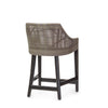 Palecek Furniture I/O SAILCLOTH SALT 64 Palecek Vincent 24" Counter Stool Mocha