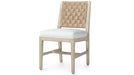Palecek Furniture I/O OYSTER CHENILLE 4K / Motor Freight - Rate TBQ Palecek Waterbury Side Chair